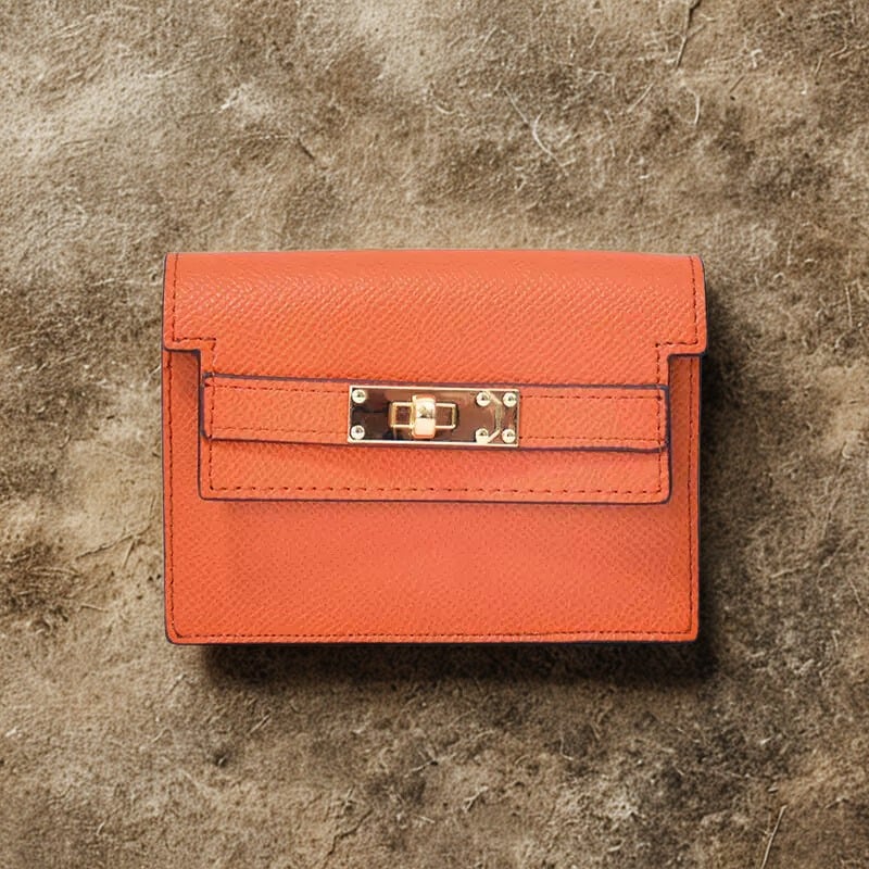 LE PORTE-CARTE ORANGE SAFRAN